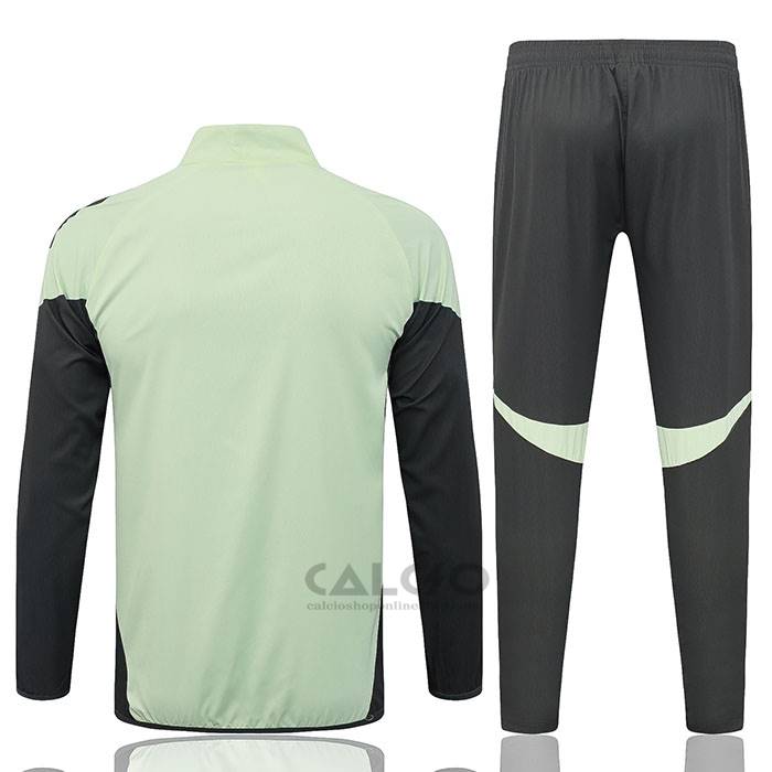 Tuta da Track di Giacca a Vento Real Madrid 2025-2026 Verde